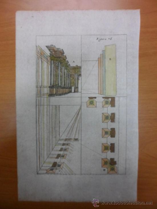 Arte: Perspectiva de columnas barrocas I, 1708, Andrea Pozzo - Foto 2