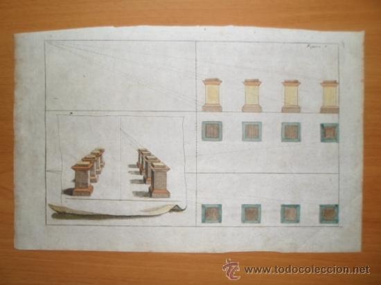 Arte: Perspectiva de columnas barrocas II, 1708, Andrea Pozzo - Foto 2