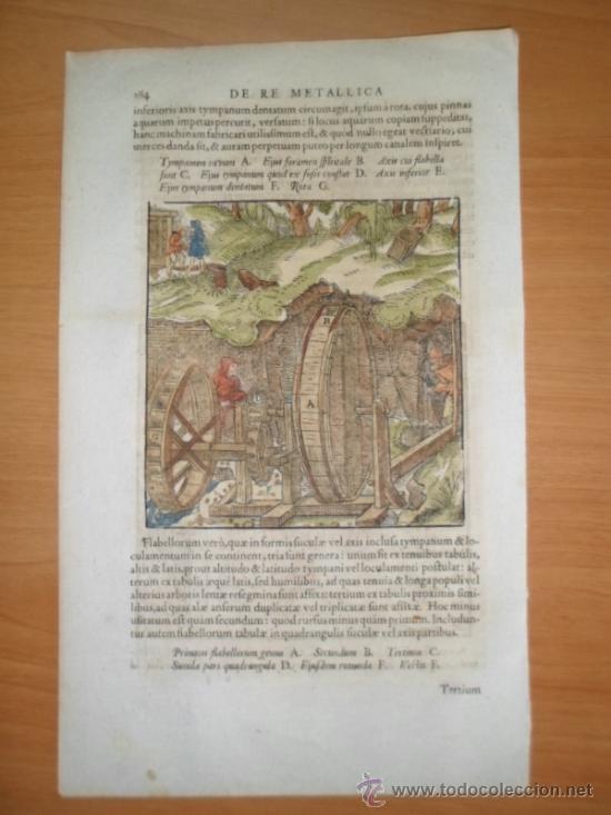 Arte: Mina subterr&aacute;nea, 1557, Agricola - Foto 2