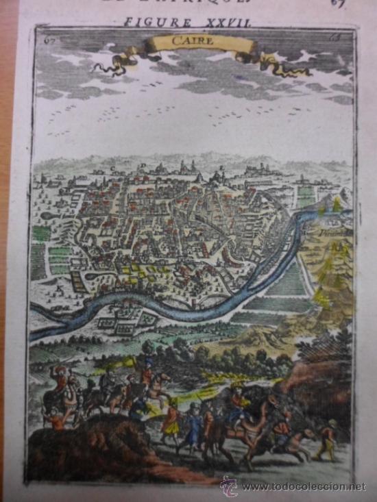 Arte: El Cairo (Egipto), 1683, Alain Mallet - Foto 1