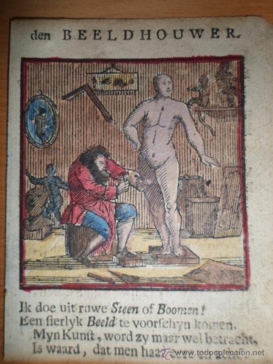 Arte: El escultor, 1760, Luyken - Foto 1
