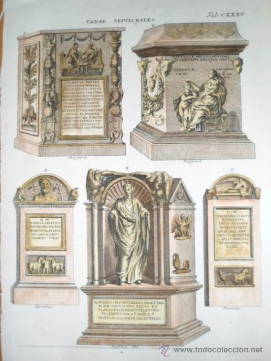 Arte: Mauselos romanos, 1757, Montfaucon - Foto 1