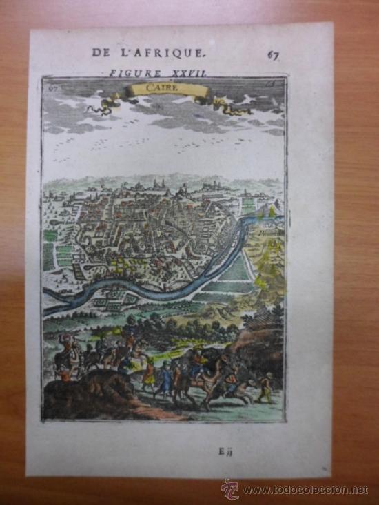 Arte: El Cairo (Egipto), 1683, Alain Mallet - Foto 2