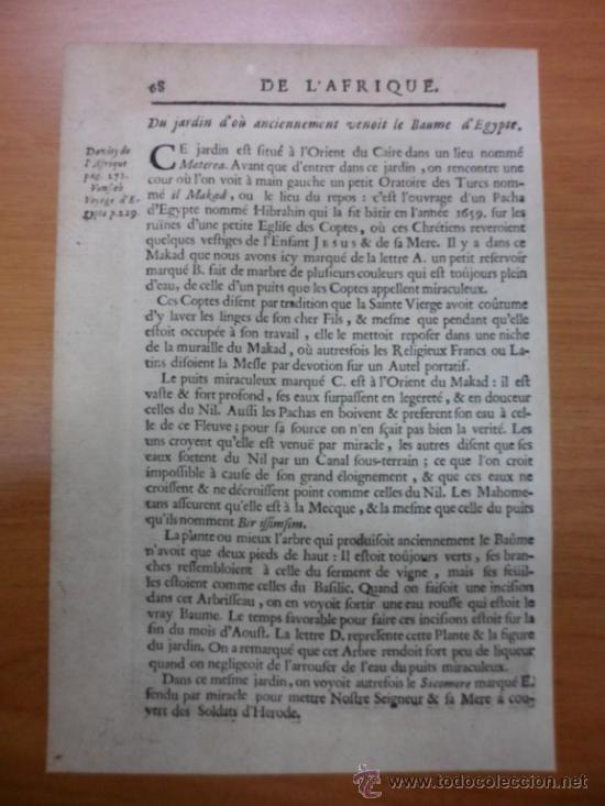 Arte: El Cairo (Egipto), 1683, Alain Mallet - Foto 3