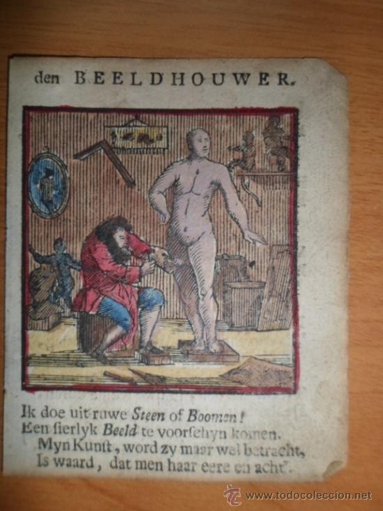 Arte: El escultor, 1760, Luyken - Foto 2