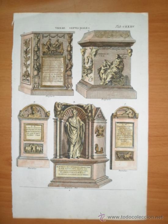 Arte: Mauselos romanos, 1757, Montfaucon - Foto 2