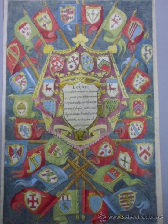 Arte: Escudo de armas barroco, 1662, Thomas Fuller - Foto 1
