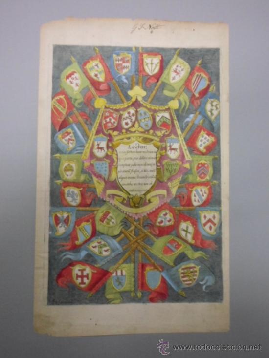Arte: Escudo de armas barroco, 1662, Thomas Fuller - Foto 3
