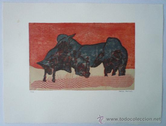 Arte: GRABADO - TOROS - Foto 1