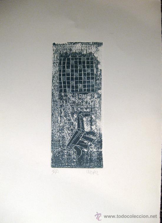 Arte: FRANCESC VIDAL GRABADO ORIGINAL - Foto 1