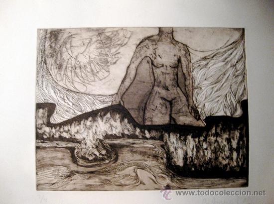 Arte: ANTONIO MAS. GRABADO ORIGINAL - Foto 1