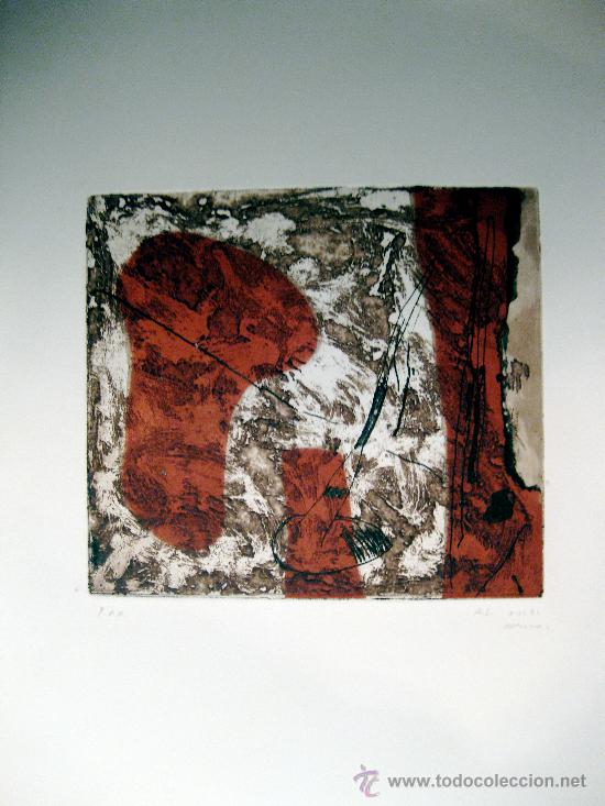 Arte: ALEJANDRO SANMART&Iacute;N. GRABADO ORIGINAL. 1991 - Foto 1