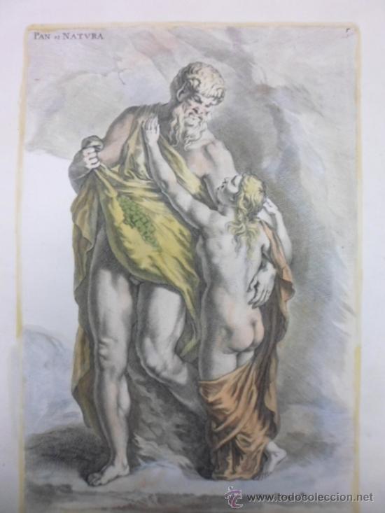 Arte: Pan et Natura, 1679, Sandrart - Foto 1