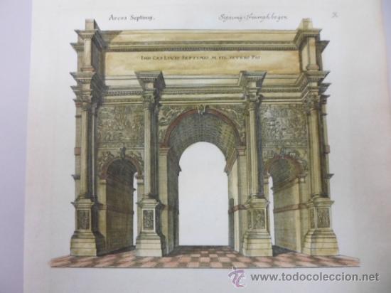 Arte: Arco del emperador romano Septimo Severo, 1679, Sandrart - Foto 3