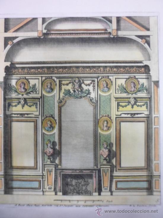 Arte: Arquitectura interior barroca, 1751, Le Pautre - Foto 1