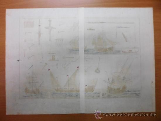 Arte: Velas de barcos, 1760, Bernard - Foto 3
