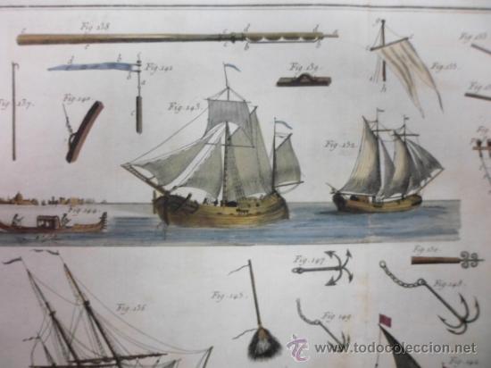 Arte: Velas de barcos, 1760, Bernard - Foto 4