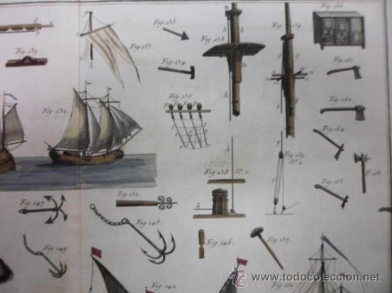 Arte: Velas de barcos, 1760, Bernard - Foto 5