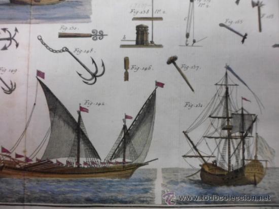 Arte: Velas de barcos, 1760, Bernard - Foto 6