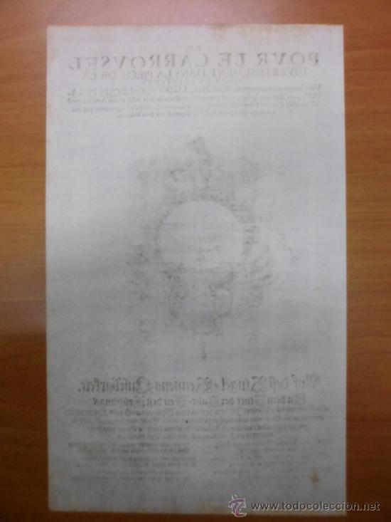Arte: Emblema de edificio y lanza, 1690, Sebastian Leclerc - Foto 3