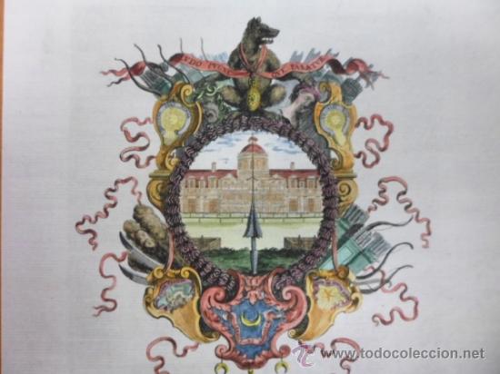 Arte: Emblema de edificio y lanza, 1690, Sebastian Leclerc - Foto 4