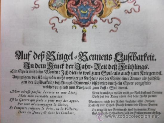 Arte: Emblema de edificio y lanza, 1690, Sebastian Leclerc - Foto 5