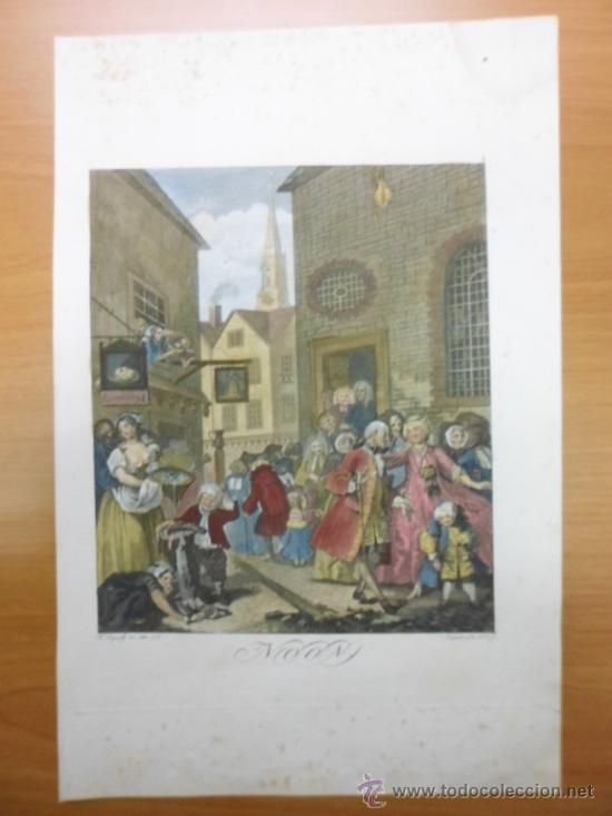 Arte: El mediodia, 1784, William Hogarht - Foto 1