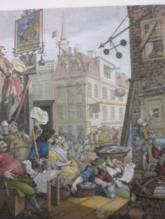 Arte: La calle de la cerveza, 1784, William Hogarht - Foto 4