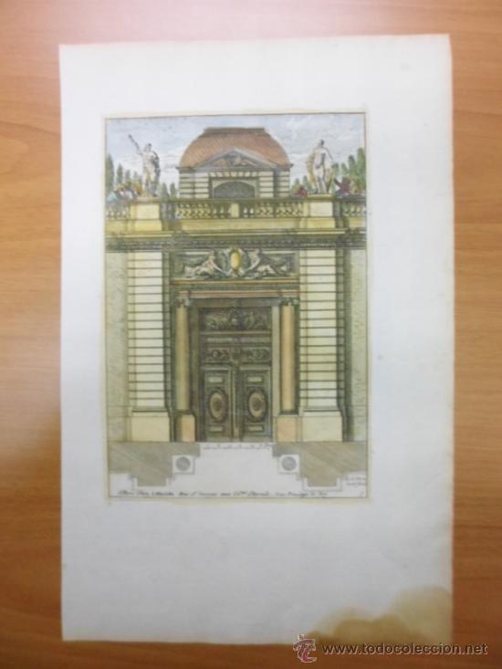 Arte: Puerta barroca, 1751, Le Pautre - Foto 2
