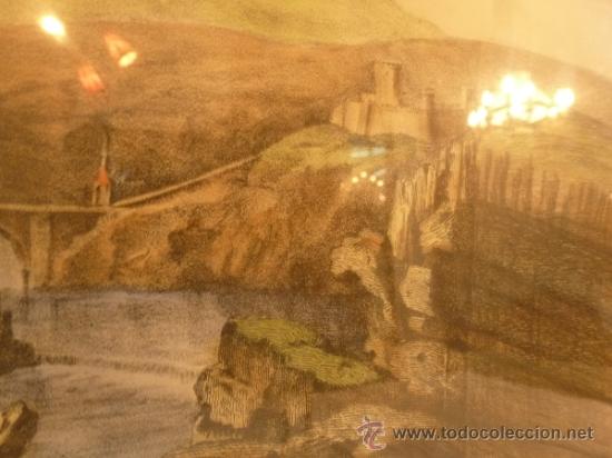 Arte: antiguo grabado toledo - Foto 5