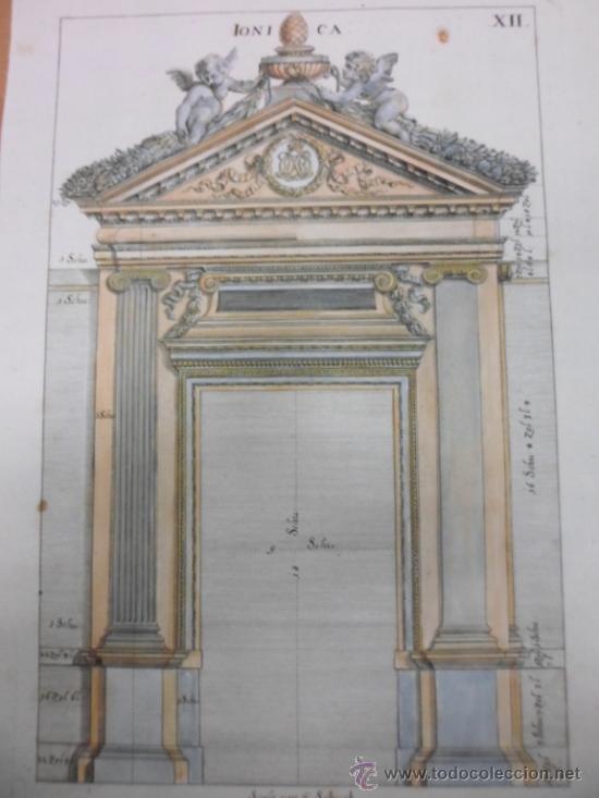 Arte: Puerta estilo joonico, 1679, Sandrart - Foto 1