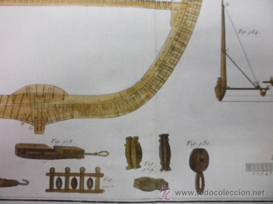 Arte: Secci&oacute;n transversal de un barco, 1760, Bernard - Foto 6