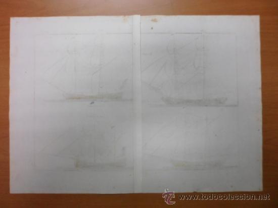 Arte: Tipos de barcos de vela, 1760, Bernard - Foto 2