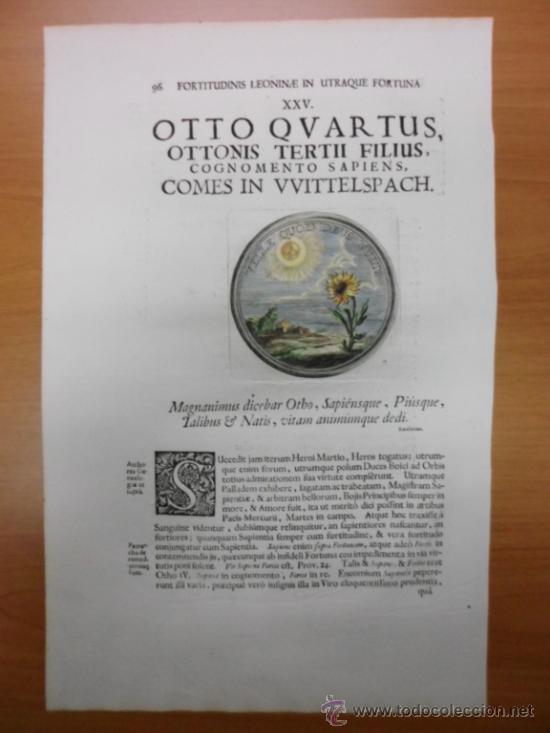 Arte: Emblema con sol y girasol, 1715, Carl Remshart - Foto 2