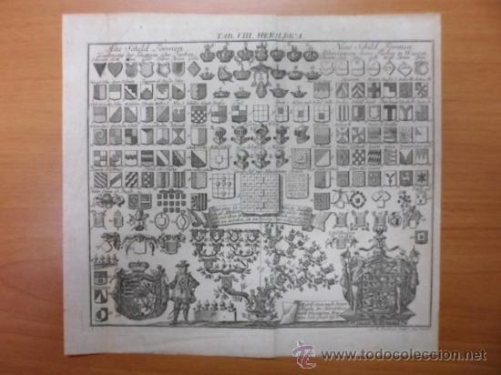 Arte: Heraldica medieval, 1741, Bernigeroth y Richter - Foto 2