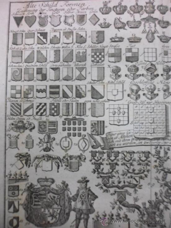 Arte: Heraldica medieval, 1741, Bernigeroth y Richter - Foto 4
