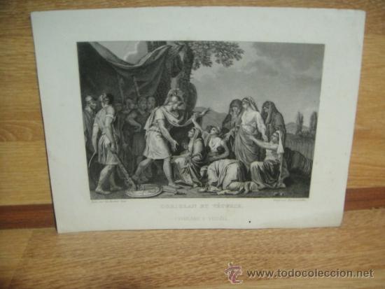Kunst: coriolano y veturia - dibujado por le barbier aine - grabado por dequevaiwiller