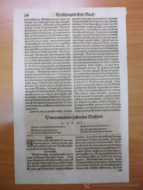 Arte: Falsa Virtud, 1532, Hans Weiditz Petrarch - Foto 3