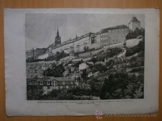Arte: PRAGA (BOHEMIA), CASTILLO REAL DE HRADSCHIN, S.M. LA REINA DO&Ntilde;A MARIA CRISTINA.