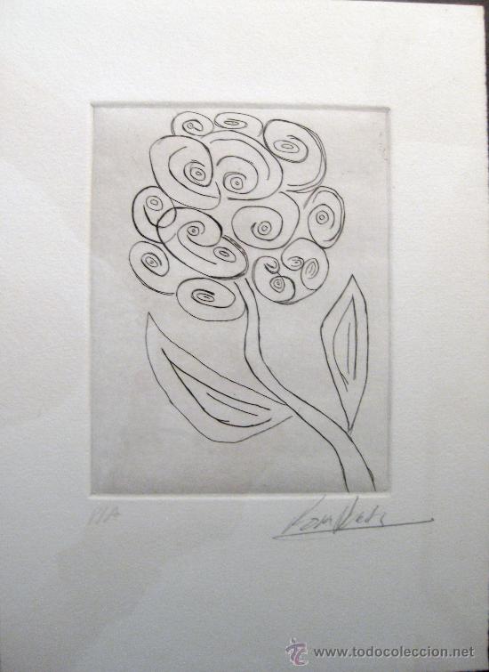 Arte: ROSA DUATO. GRABADO ORIGINAL - Foto 1