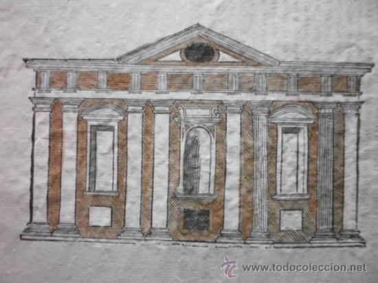 Arte: Alzado de edificio renacentista, 1565, Sebastiano Serlio - Foto 1