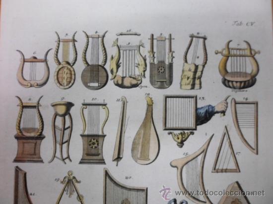 instrumentos musicales de la antigüedad clásica - Comprar Grabados ...