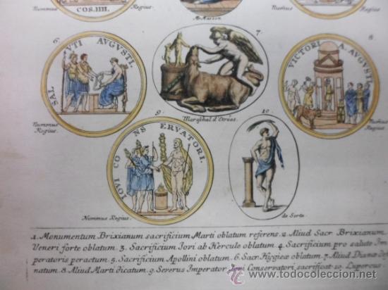 Arte: Antiguas monedas romanas, 1757, Bernard de Montfaucon - Foto 5