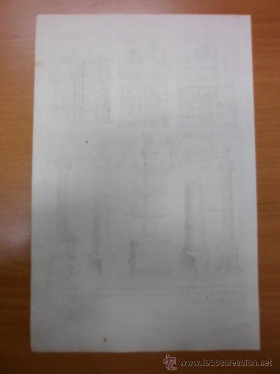 Arte: Arcos y columnas triunfales romanas, 1757, Bernard de Montfaucon - Foto 2