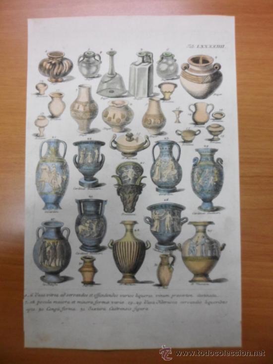 Arte: Vasijas romanas, 1757, Bernard de Montfaucon - Foto 2