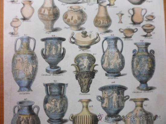 Arte: Vasijas romanas, 1757, Bernard de Montfaucon - Foto 4