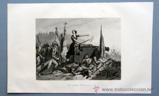 Arte: 1854 - NUMANCIA - BATALLA - CA&Ntilde;ON - Foto 1