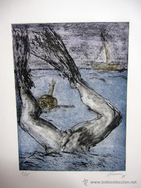Kunst: Aguafuerte Antonio Alcaraz