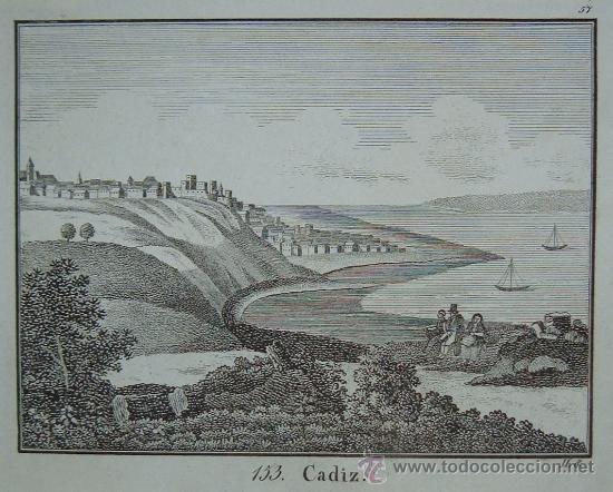 Art: Grabado de C&aacute;diz (Comienzos del siglo XIX)