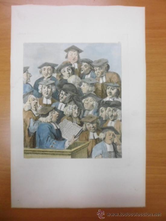 Arte: Los eruditos, 1818, William Hogarth - Foto 1